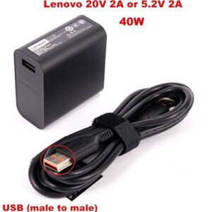 Lenovo 20V 2A 40W USB koos usb kaabliga