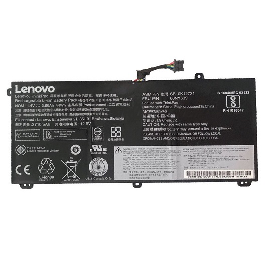Lenovo T550 T560 sisemine originaal sülearvuti aku